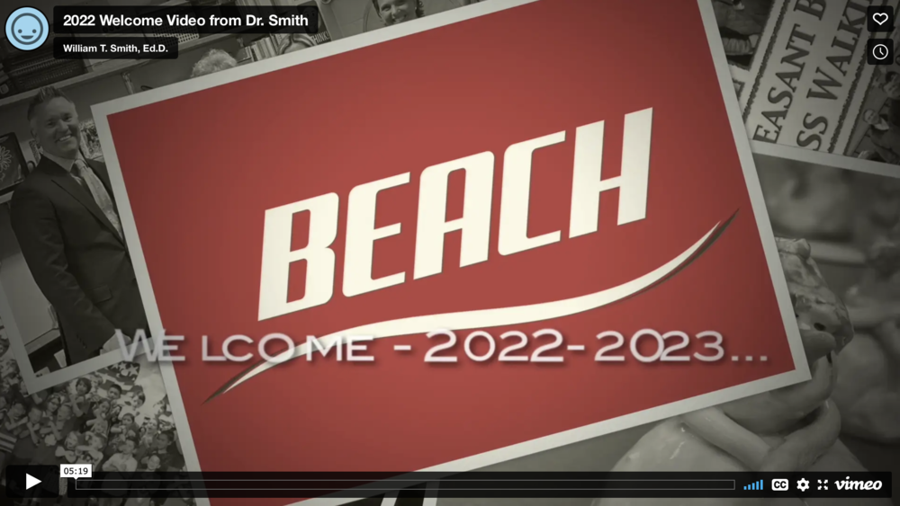 Frame from Welcome Video